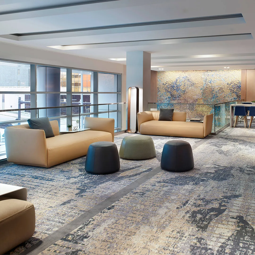 Contract hotel seating, lounge daybeds and ottomans
